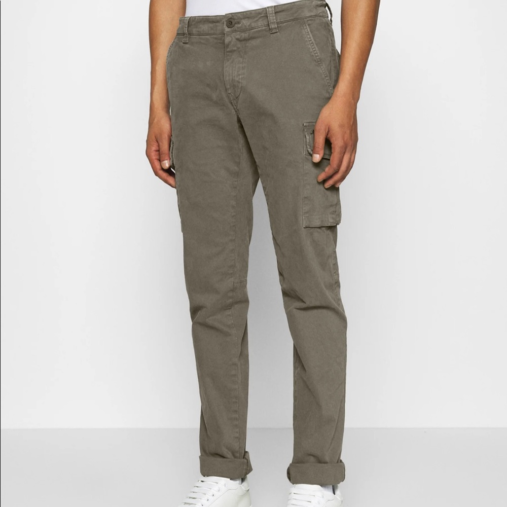Mason’s Cotton Cargo Chile Pants in Dark Beige